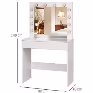 Obrazek Toaletka Malmo + led biała