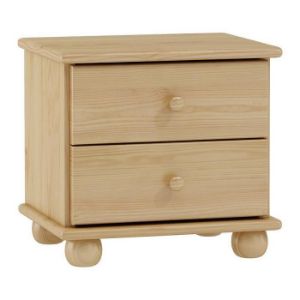 Obrazek Szafka nocna 2 szuflady sosna