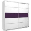 Obrazek Szafa Dubaj 226 cm biały/fiolet