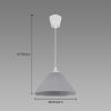 Obrazek Lampa Inka GREY 25 03879