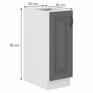 Obrazek Szafka kuchenna Stilo dustgrey/biały 30d cargo bb