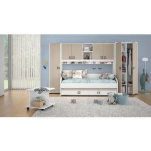 Obrazek Regał Kiki V22-BE/KI-01 white/sand 