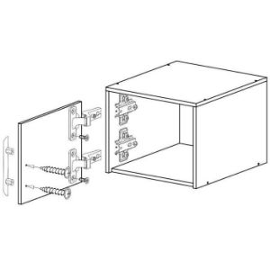 Obrazek Nadstawka szafy Smart SRN5 50 cm dąb sonoma/biały