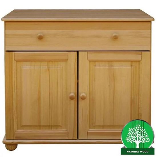 Obrazek Komoda NR 41 -2D+1S/90X86X40 sosna