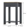 Obrazek Szafka Nocna Oskar 40x35x70 Szary 
