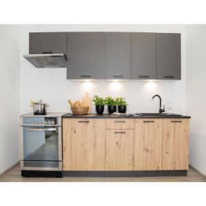 Obrazek Front Kuchenny Clara 60pz Szary Grafit/Artisan