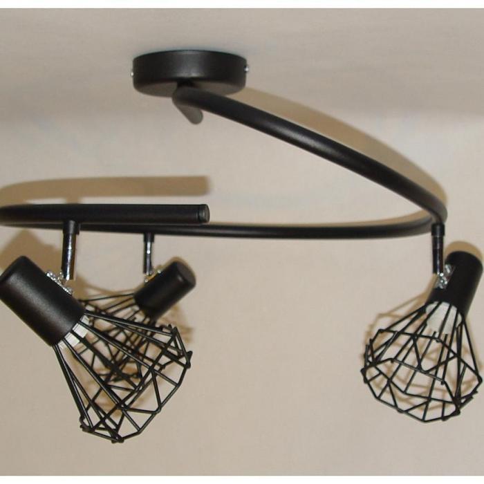 Lampa Mini Szach 2744 Czarna PL3