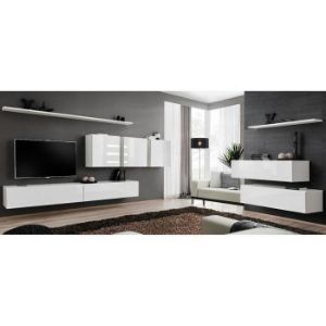 Obrazek Szafka RTV Wisząca Switch SW2 Biały 