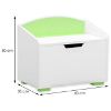 Obrazek Skrzynia Bb07 Biały/Zielony