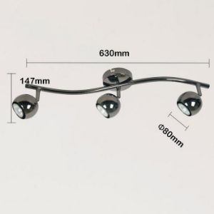 Obrazek Lampa Mars AS-8006-03-6195 czarny-chrom LS3