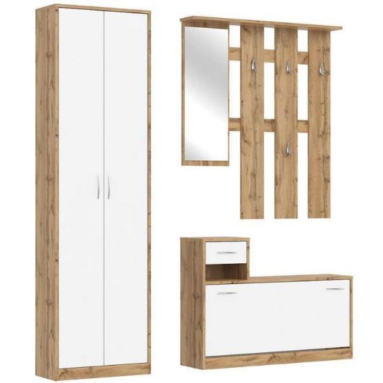 Obrazek Garderoba Alaska wotan/biały