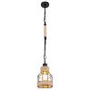 Obrazek Lampa 15674H czarno-beżowa LW1