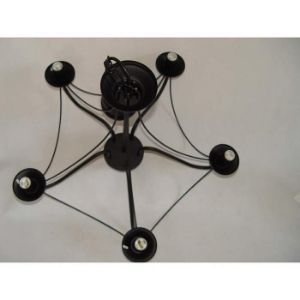 Obrazek Lampa Pająk 1281 Czarny LW5