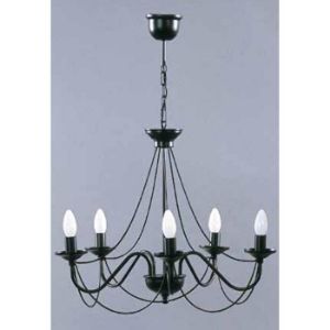 Obrazek Lampa Pająk 1281 Czarny LW5