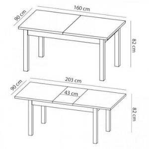 Obrazek Stół Kora ST biały