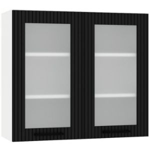 Obrazek Szafka kuchenna Kate ws80 czarny groszek