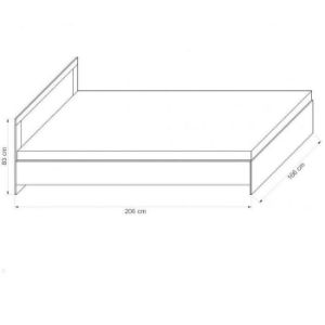 Obrazek Łóżko Cezar 22 Sonoma