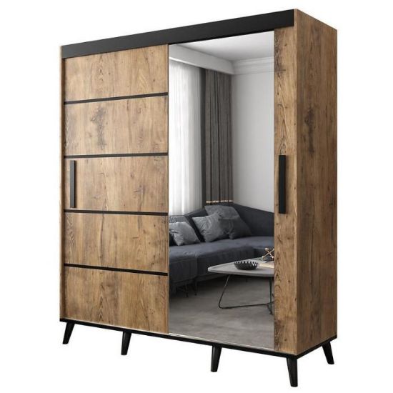 Obrazek Szafa Edmonton V2 180 dąb kasztan wrocławski