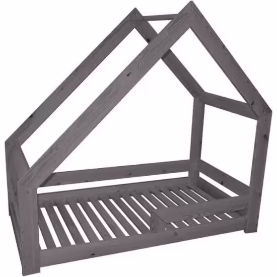 Obrazek Łóżeczko Domek Grafit