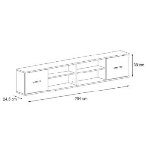 Obrazek Szafka wisząca Dino dąb sonoma/biały
