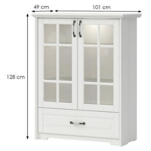 Obrazek Witryna Evergreen EG-K21S polar pine/ivory