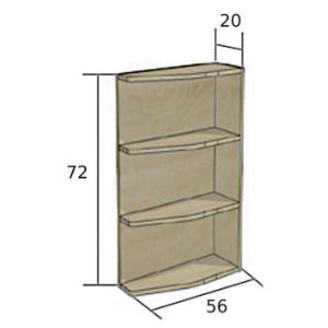 Obrazek Szafka kuchenna Econo 18D Sonoma/Biały/San Remo