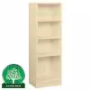 Obrazek Regał eko zabudowany niski 120 sosna lakier