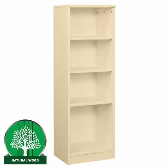 Obrazek Regał eko zabudowany niski 120 sosna lakier