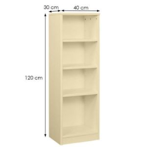 Obrazek Regał eko zabudowany niski 120 sosna lakier