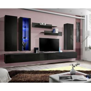 Obrazek Meblościanka Fly E+szkło czarny Zz Fy E4