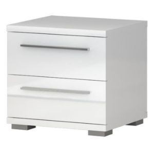 Obrazek Szafka nocna PIANO NS2/PN-70/KA-70 crystal white