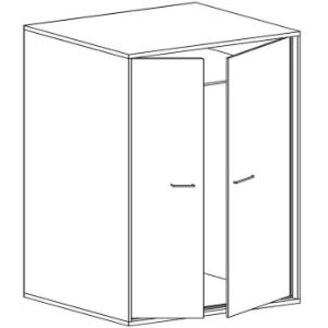 Obrazek Szafa Mediolan M1 Natural Hikora