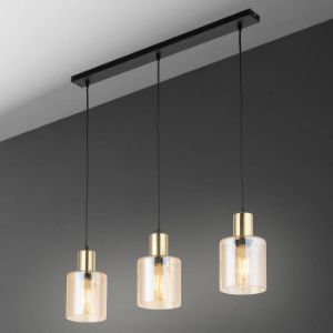 Obrazek Lampa wisząca Sierra gold/bursztyn 6666 LW3