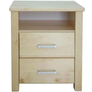 Obrazek Stolik nocny Prezydent olcha naturalna 