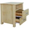 Obrazek Stolik nocny Prezydent olcha naturalna 