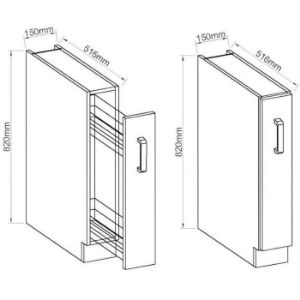 Obrazek Szafka kuchenna ARTISAN15D CARGO BB