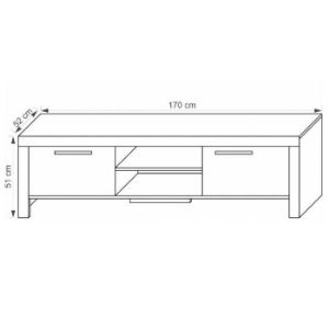 Obrazek Szafka RTV Cezar 14 Sonoma