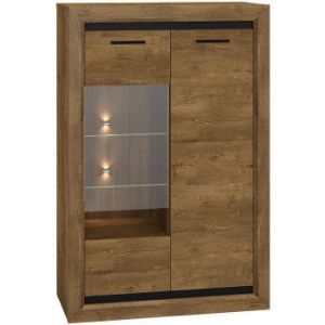 Obrazek Witryna Baltica 2601 90 cm Dąb lefkas/czarny