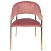 Obrazek Krzesło Glamour różowe 