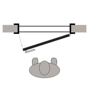 Obrazek Drzwi wewnętrzne Iza 3*3 90P Dąb Sonoma L2