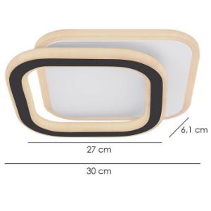 Obrazek Plafon 48018-30 Czarno-beżowy PL