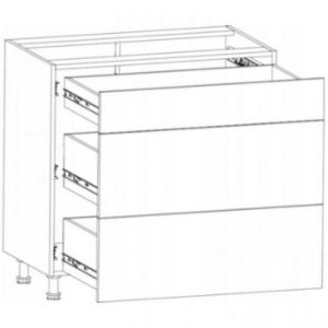 Obrazek Szafka kuchenna Gardena D80S3 grey