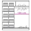 Obrazek Szafa Denver D04-20 D 200 cm