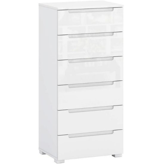 Obrazek Komoda Hill 04 6S biały połysk