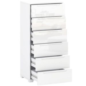 Obrazek Komoda Hill 04 6S biały połysk