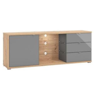 Obrazek Szafka RTV Andora 175 szary 11011383
