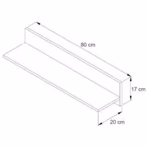 Obrazek Półka Nero 12 80 – Biały Mat