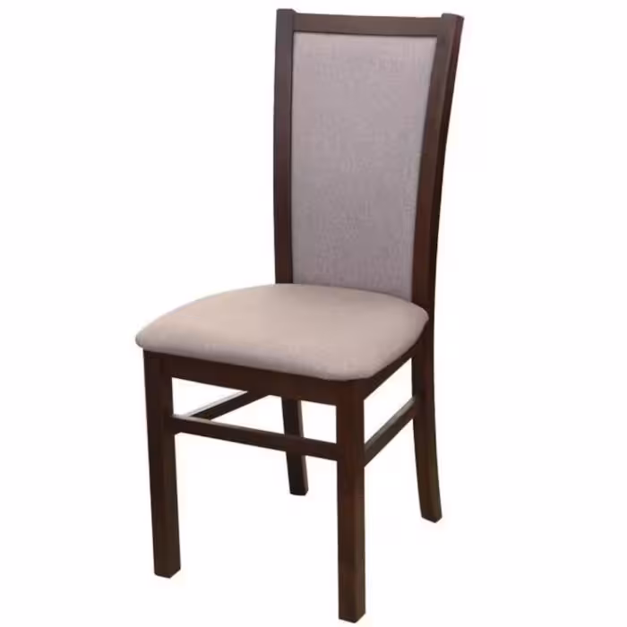 Krzesło 760 ciemny orzech tap. Etna15