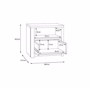 Obrazek Szafka nocna Surfinio SFNK011-M378