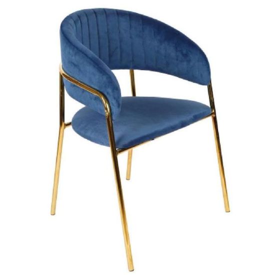 Obrazek Krzesło Glamour Granatowe 